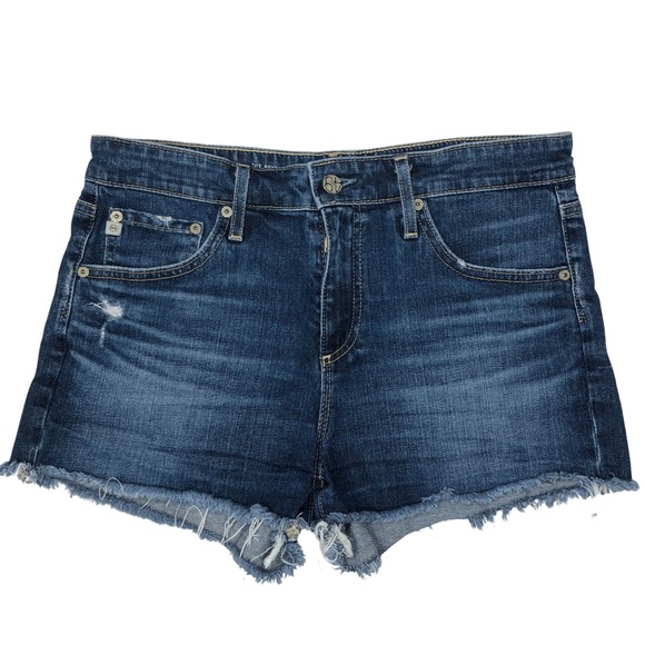 Ag Adriano Goldschmied Pants - AG  "The Bryn" Ex-Boyfriend Cutoff Jean Shorts Sz 28